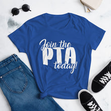 Load image into Gallery viewer, Join the PTA Today! Women&#39;s Short Sleeve T-Shirt in Multiple Colors
