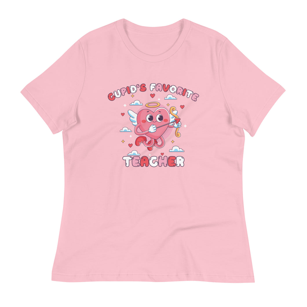 Cupid's Favorite Teacher Women's Relaxed T-Shirt